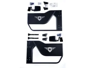 Combat Off Road Half Doors Front Steel Pair Jeep Wrangler 2018-2023|Gladiator 2020-2023
